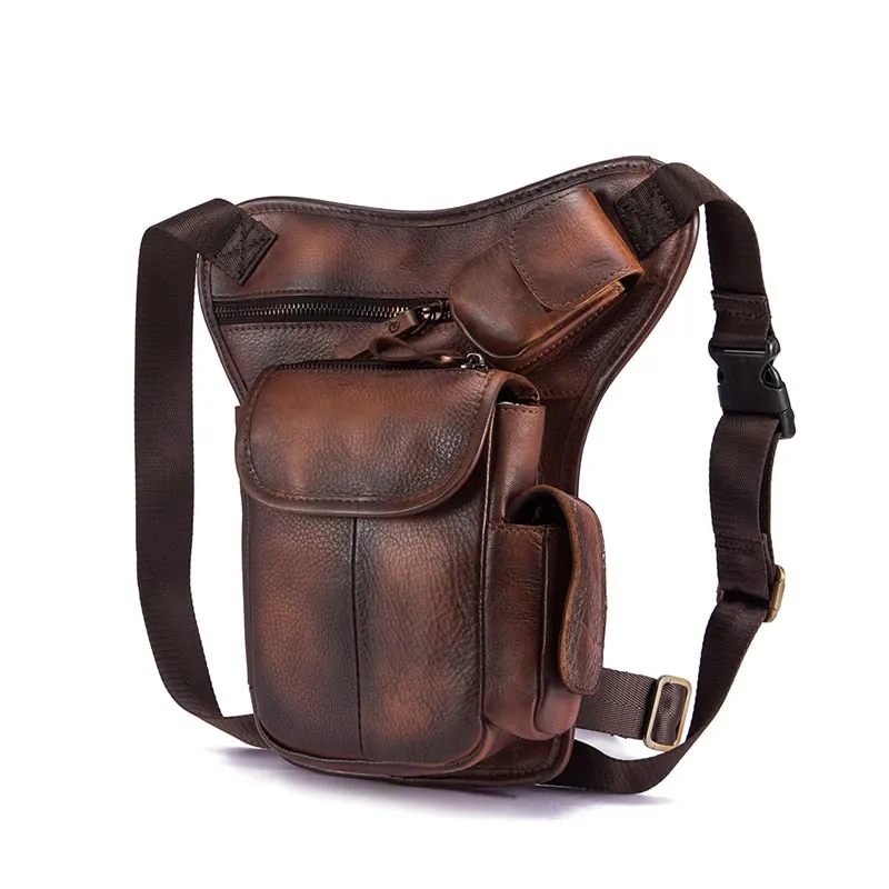 TEEK - Real Leather Multifunction Drop Leg Bag | Various