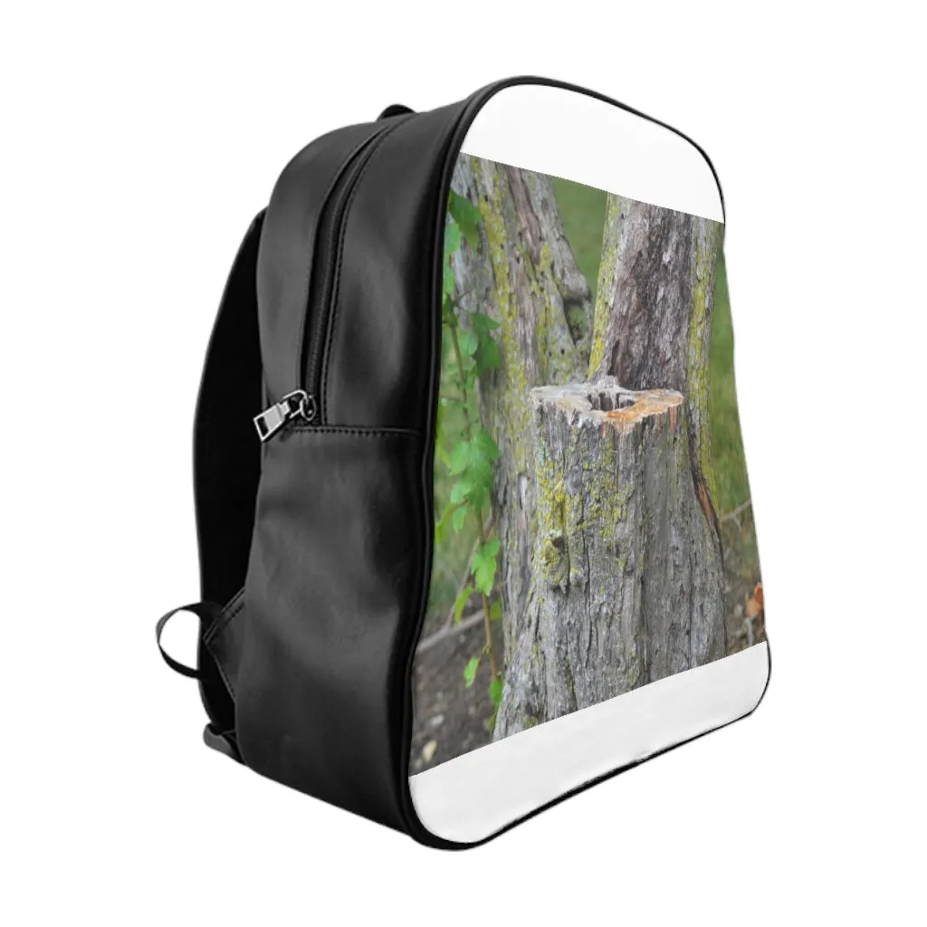 Tree Stump School Backpack