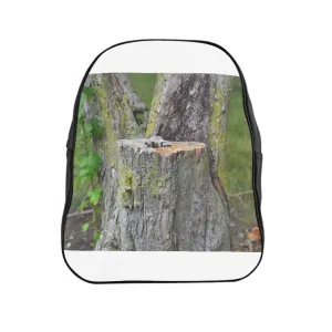 Tree Stump School Backpack