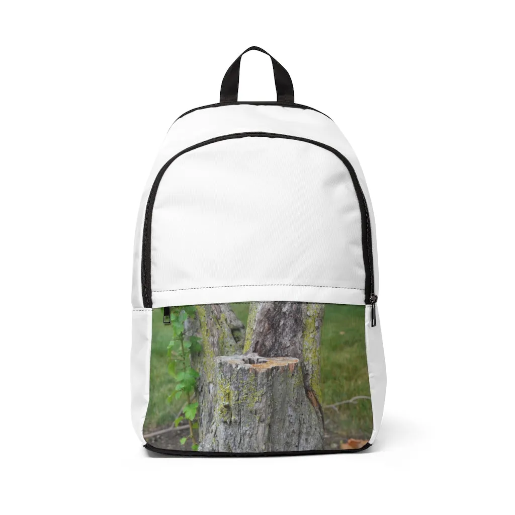 Tree Stump Unisex Fabric Backpack