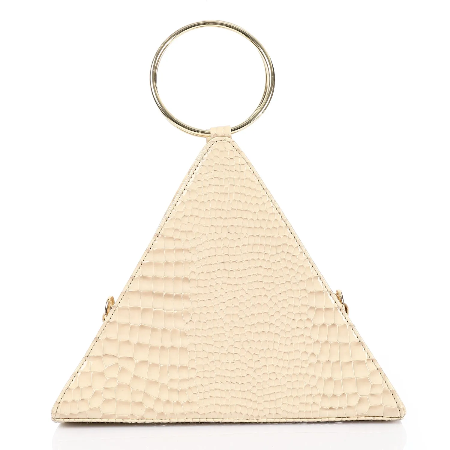 Triangle trendy essential hand bag