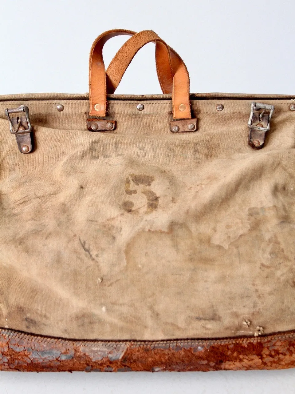 vintage Bell System canvas bag