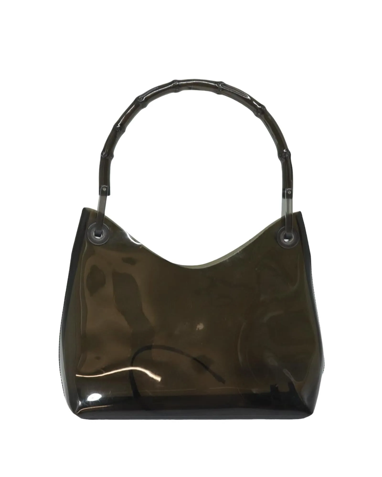 Vinyl Hand Bag with Pouch and Handle Drop