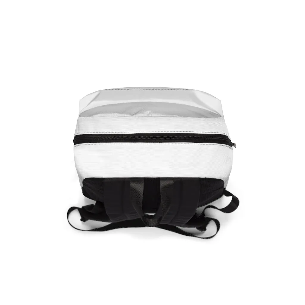 White and Black Fish Unisex Classic Backpack