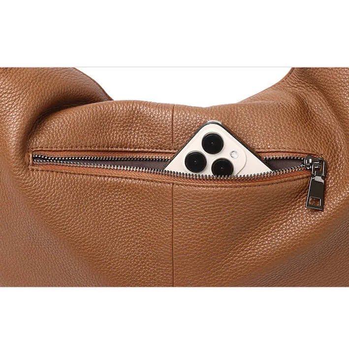 Women's Leather Shoulder Bag - Stylish & Spacious for Everyday Use