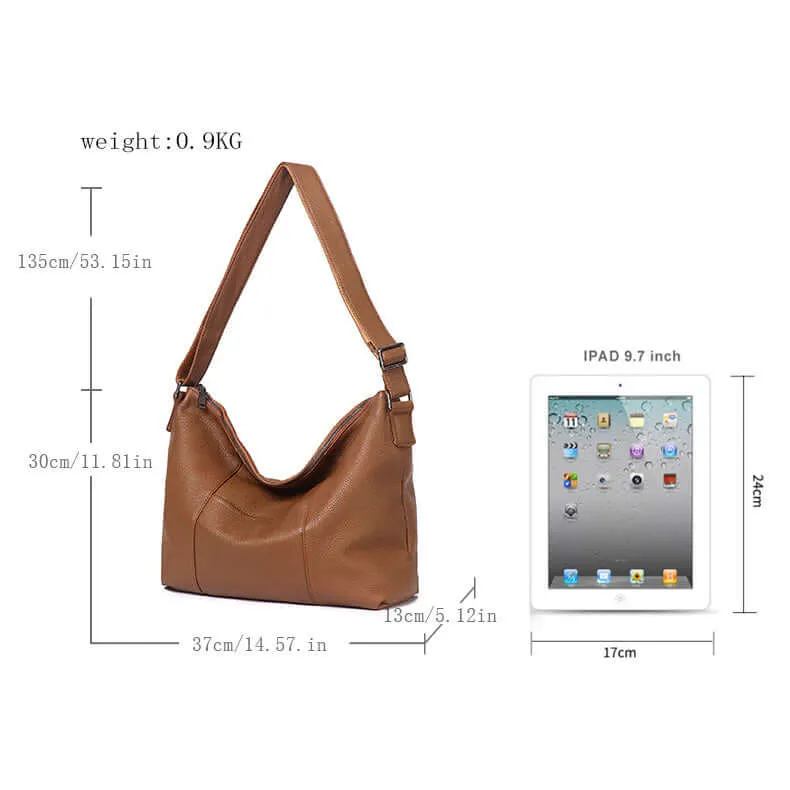 Women's Leather Shoulder Bag - Stylish & Spacious for Everyday Use