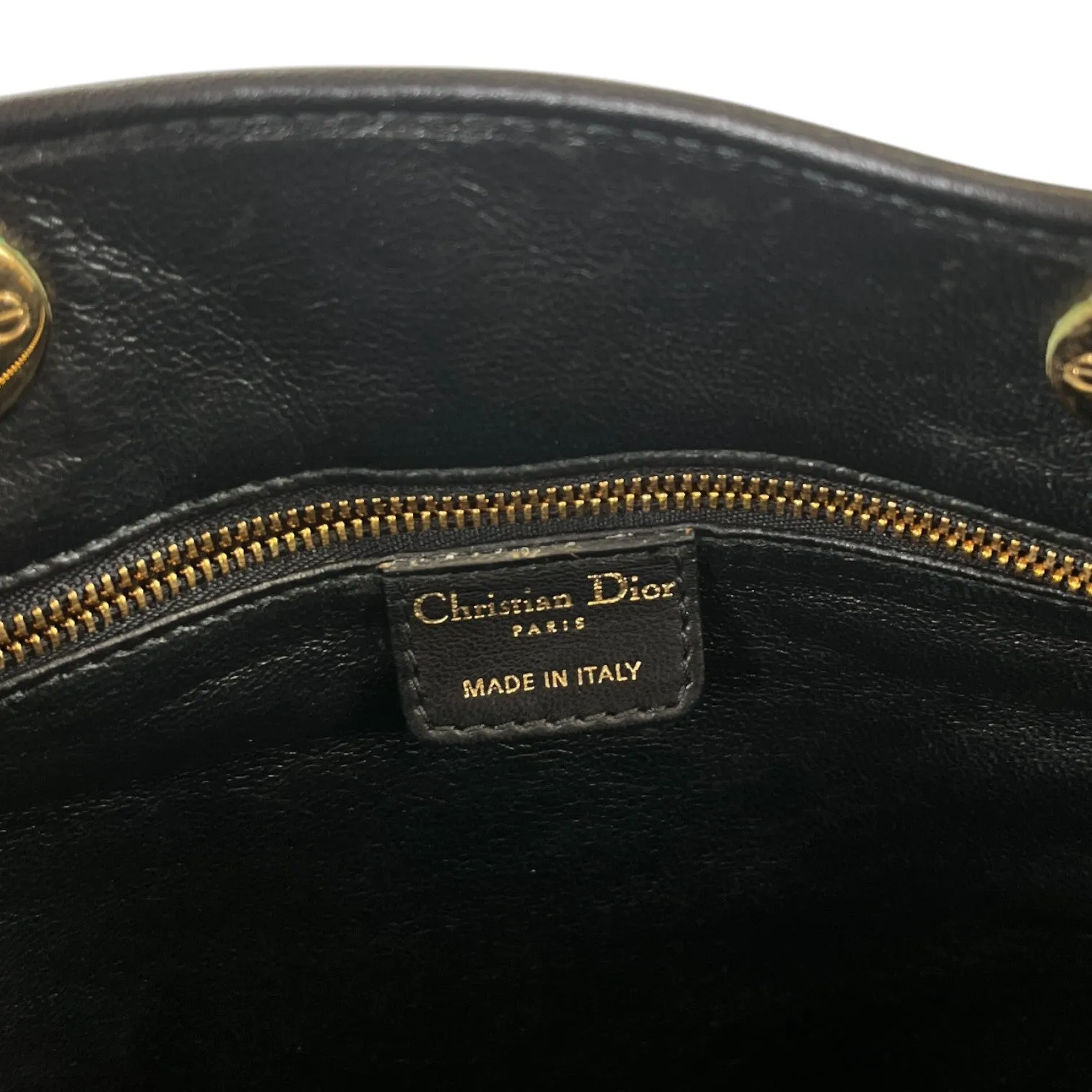 Women's Vintage Large Lady Dior Bag Black